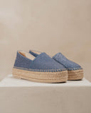 espadrilles mocassins plateforme - calvi plateforme - Bayona