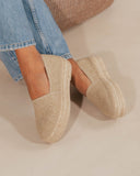 espadrilles mocassins plateforme - calvi plateforme - Bayona