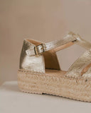 Sandale compensée Rome