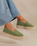 espadrilles mocassins plateforme - biarritz plateforme - Bayona
