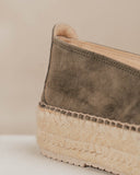 espadrilles mocassins plateforme - biarritz plateforme - Bayona