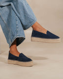 espadrilles mocassins plateforme - biarritz plateforme - Bayona