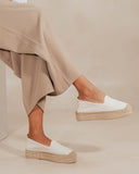 espadrilles mocassins plateforme - biarritz plateforme - Bayona
