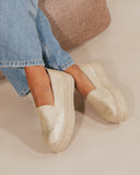 espadrilles mocassins plateforme - biarritz plateforme - Bayona
